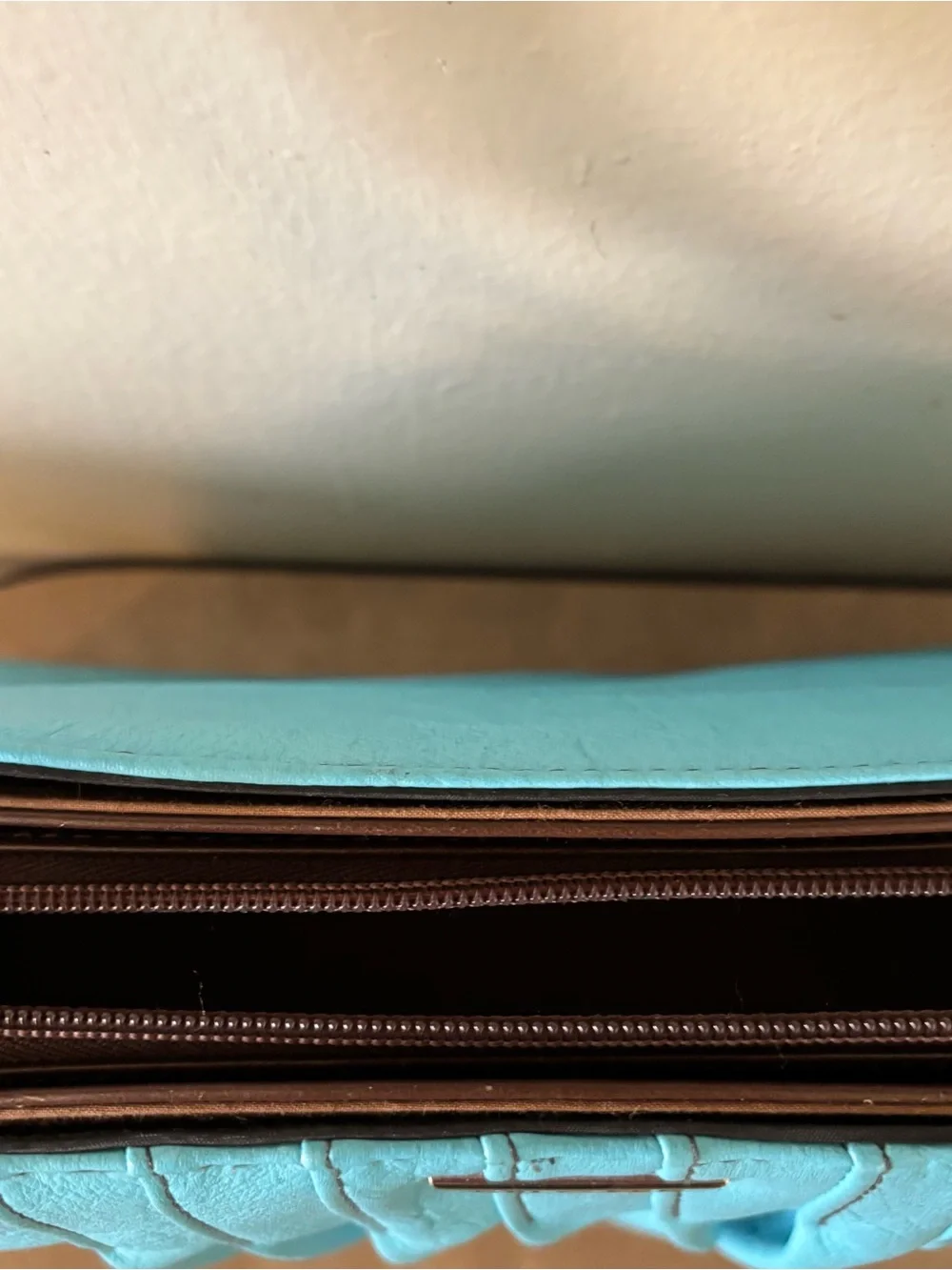 Miche turquoise satchel